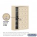 Salsbury Cell Phone Storage Locker - with Front Access Panel - 5 Door High Unit (5 Inch Deep Compartments) - 15 A Doors (14 usable) - Sandstone - Surface Mounted - Master Keyed Locks
